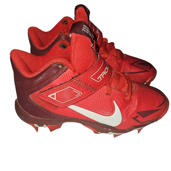 Nike Fast Flex Trout Sz 12c Boys Sports Cleats Red CZ5910-616 Spikes - Picture 1 of 10